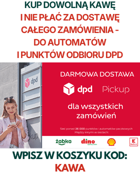 Darmowa dostawa  z DOWOLNĄ kawą